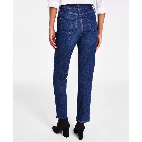 Gloria Vanderbilt Petite Amanda Straight-Leg Jeans Madison 8PS | 16PS NWT - Picture 2 of 2